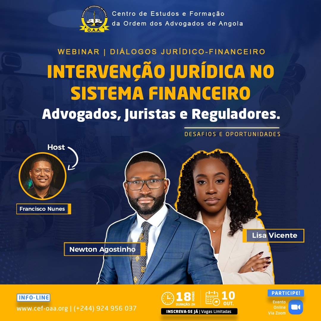 A INTERVENÇÃO JURÍDICA NO SISTEMA FINANCEIRO, ADVOGADOS, JURISTAS E REGULADORES.  DESAFIOS E OPORTUNIDADES.